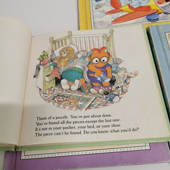 Muppet Babies Books Set of 5 Vintage Jim Henson Kids Stories Miss Piggy Kermit F - Picture 6 of 9